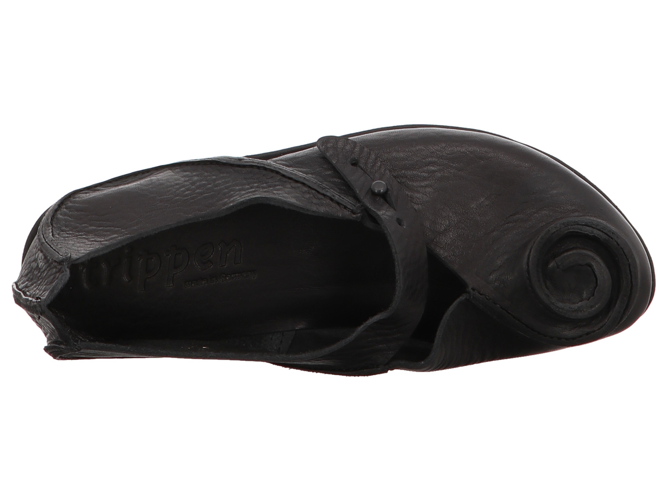 trippen_penna_schwarz_schnecke_black_7140